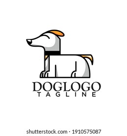 Dog logo, creative design vector 