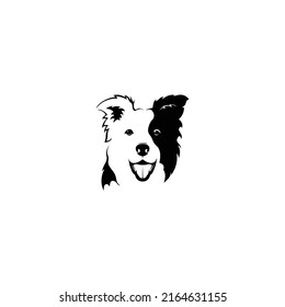 dog logo creative illustration design vector