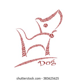 dog logo design 