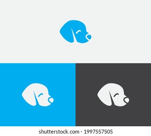 formato de eps de diseño de logotipo de perro