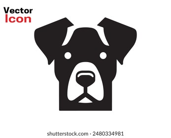 Dog logo design icon symbol vector illustration. Dog head icon symbol. Dog Vector