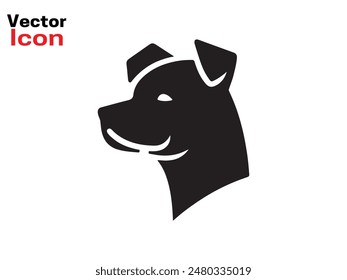 Dog logo design icon symbol vector illustration. Dog head icon symbol. Dog Vector