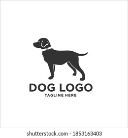 Stylized Dog Logo Design Artistic Animal Stock Vector (Royalty Free ...