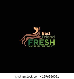 The dog logo design is suitable for your business company icon