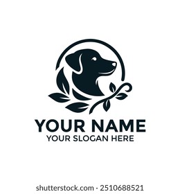 dog logo design, symbol, business icon design, fox logo, vector illustration,silhouette.eps