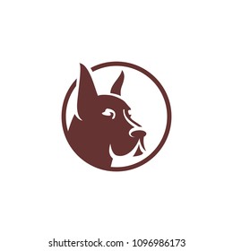 Dog Logo Design Template.