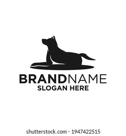 Dog Logo Design Template Inspiration, Vector Illustration, Modern, Minimalist.	