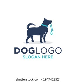 Dog Logo Design Template Inspiration, Vector Illustration, Modern, Minimalist.	