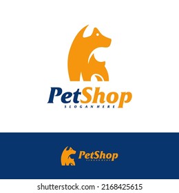 Dog Logo Design Template. Pet logo concept vector. Emblem, Creative Symbol, Icon