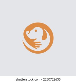 Dog logo design template vector illustration