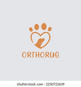 Dog logo design template vector illustration