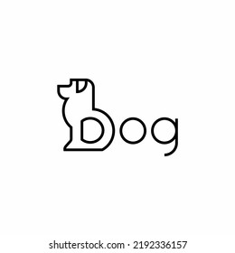 Dog Logo Design, Logo Type And Vector Logo