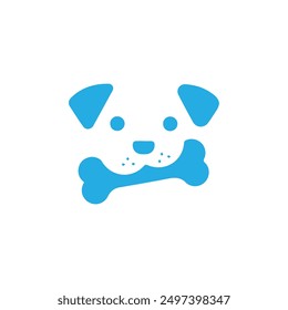 Dog logo design vector for business, Dog, cat paw icon. Zoo, vet logo element. Paw print vector symbol