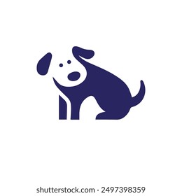 Vector del diseño del logotipo del perro para el negocio, perro, icono de la pata del gato. Zoológico, elemento de logotipo veterinario. Símbolo del Vector de la impresión de la pata