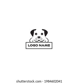 Dog logo design vector elements