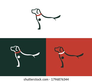 dog  logo design vector format