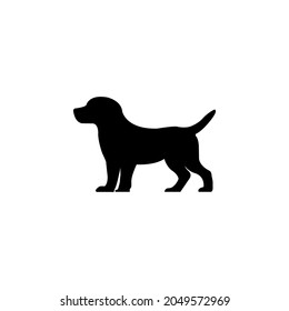 Vektorsymbol für Hundelogo-Design