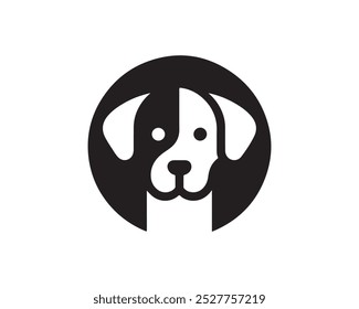 Ilustración vectorial de símbolo de icono de Vector de diseño de logotipo de perro.