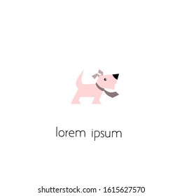 dog logo design, vector dog icons with a simple concept.