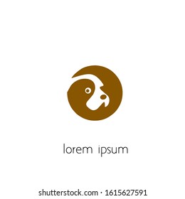 dog logo design, vector dog icons with a simple concept.