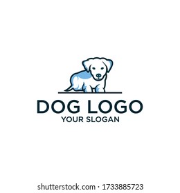 dog logo design vector illustration
