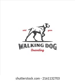 Dog Logo Design Vector Image