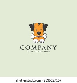 Imágenes vectoriales de diseño de logotipo de perro