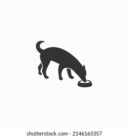 dog logo design vector silhouette illustration