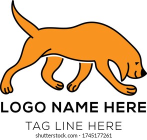 Dog Logo design .Vector dog symbol icon Template design