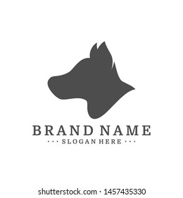 Dog logo Design Vector Template. Dog icon logo vector