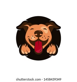 Dog logo Design Vector Template. Dog icon logo vector