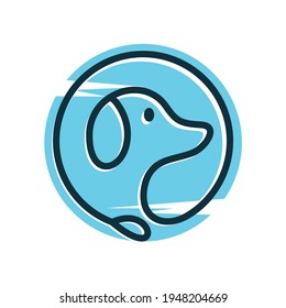 Dog Logo Design Vector Template