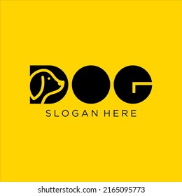 Dog logo Design Vector Template. Dog icon logo vector