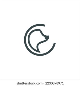 Dog logo Design Vector Template. Dog icon logo vector