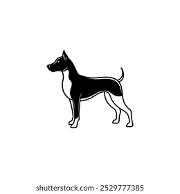 Dog logo design vector template