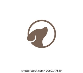 Dog Logo Icon Stock Vector (Royalty Free) 1060147859 | Shutterstock