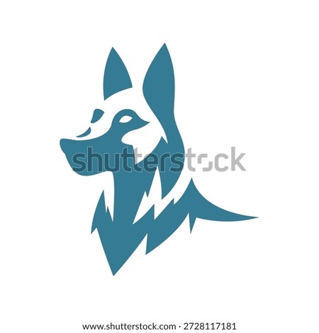 Dog logo icon design illustration