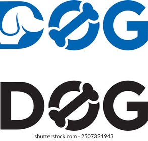 Dog logo icon design, symbol, vector file 