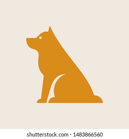 Dog logo. Icon design. Template elements