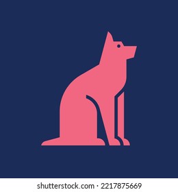 Dog Logo. Icon design. Template elements