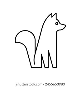 Hundelogo. Symboldesign. Vorlage Elemente	