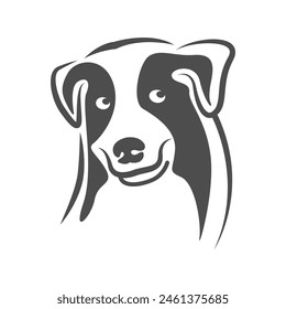 Hundelogo-Symbol-Design-Vorlage