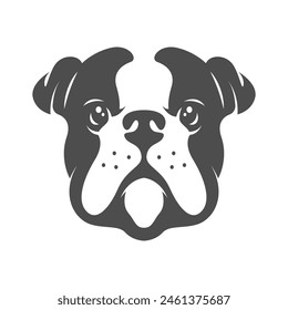 Dog logo icon design template