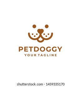 Dog logo and icon design vector.