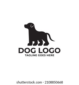 Dog logo and icon design vector.