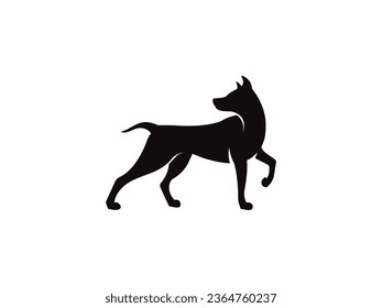Dog logo and icon design vector. Dog logo design vector