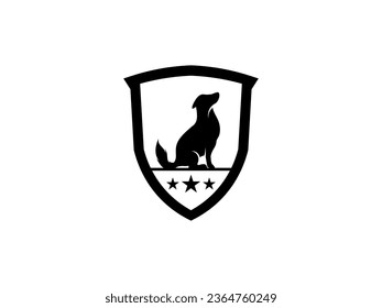 Dog logo and icon design vector. Dog logo design vector