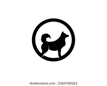 Dog logo and icon design vector. Dog logo design vector