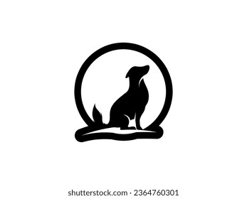 Dog logo and icon design vector. Dog logo design vector