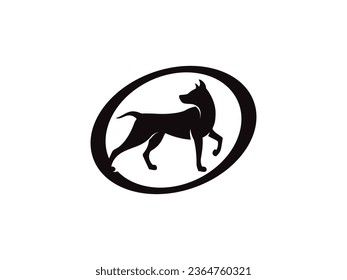 Dog logo and icon design vector. Dog logo design vector